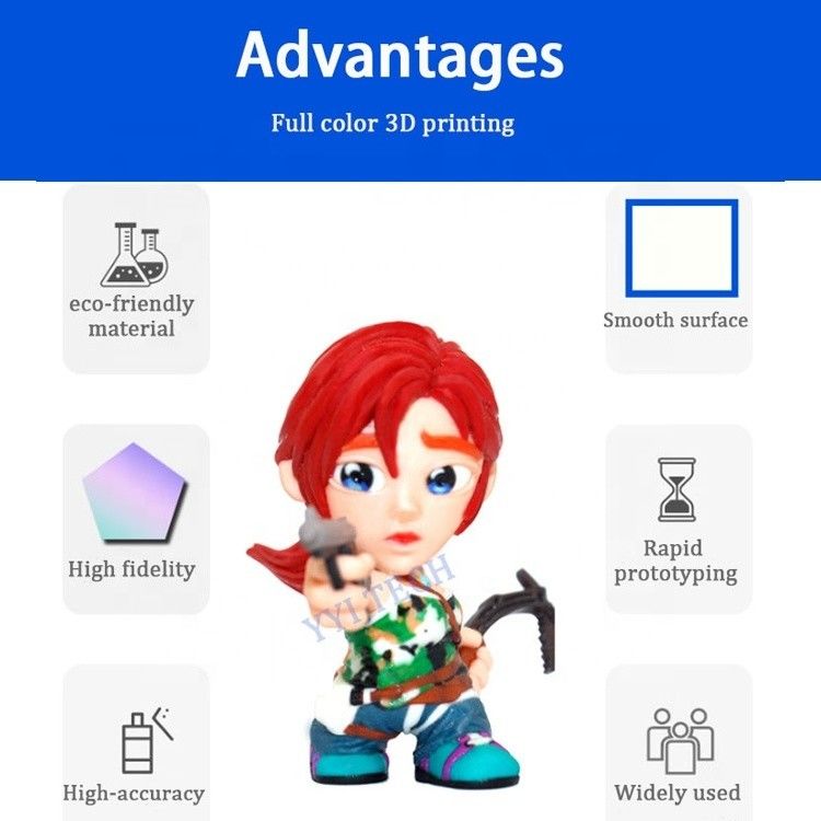 Service d'impression 3D couleur complète STL personnalisé | Impression de résine multicolore | Solutions écologiques