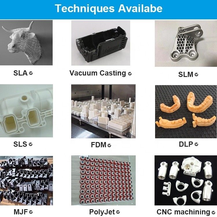 Impression 3D personnalisée SLA Prototype de moulage sous vide de robot intelligent. Matériau en acier inoxydable certifié TUV